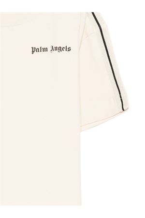 t-shirt in cotone panna PALM ANGELS KIDS | PBAA011S26JER001092